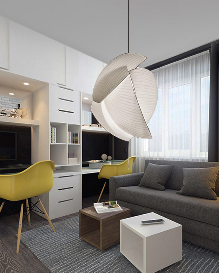Diff Asymmetrical Rice Paper Pendant Light-DF2056