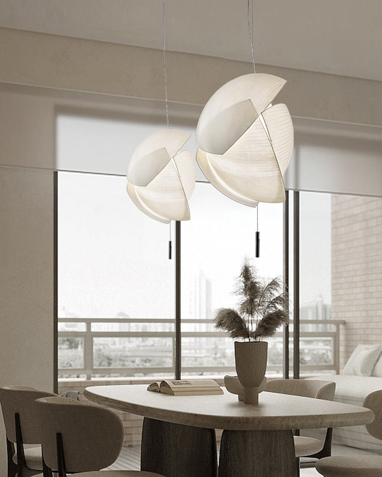 Diff Asymmetrical Rice Paper Pendant Light-DF2056