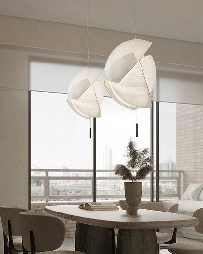 Diff Asymmetrical Rice Paper Pendant Light-DF2056