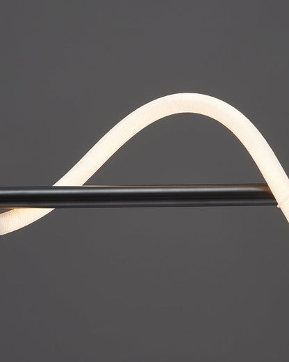 Diff Hose LED Linear/Circular Brass Chandelier-DF2059