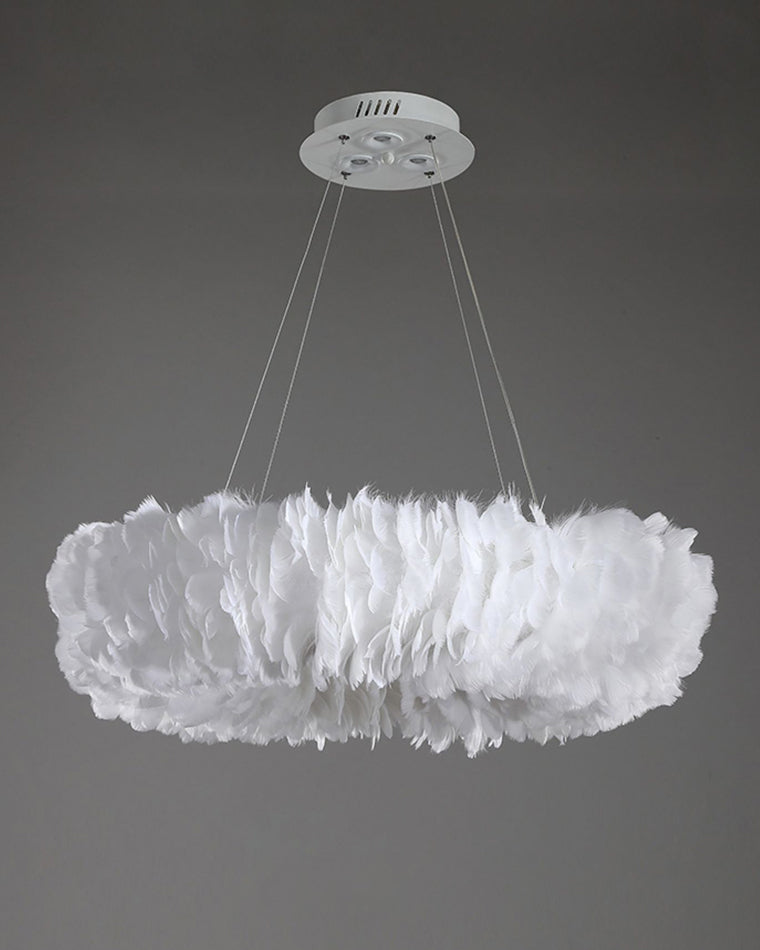 Diff Feather Circular Pendant Light-DF2060