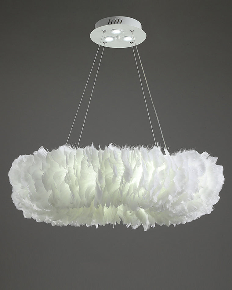 Diff Feather Circular Pendant Light-DF2060