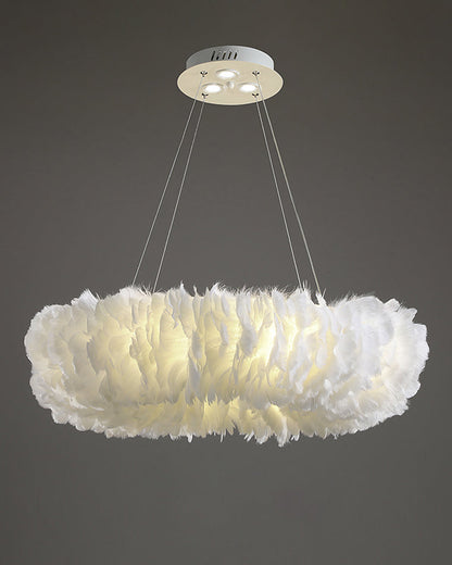 Diff Feather Circular Pendant Light-DF2060