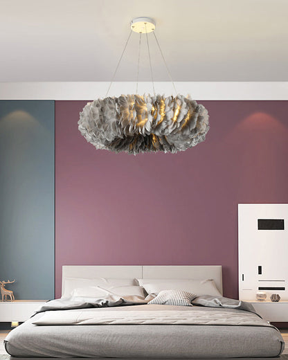 Diff Feather Circular Pendant Light-DF2060