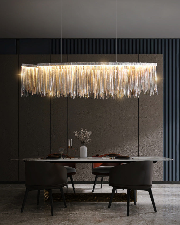 Diff Tassel Round/Linear Chandelier-DF2062