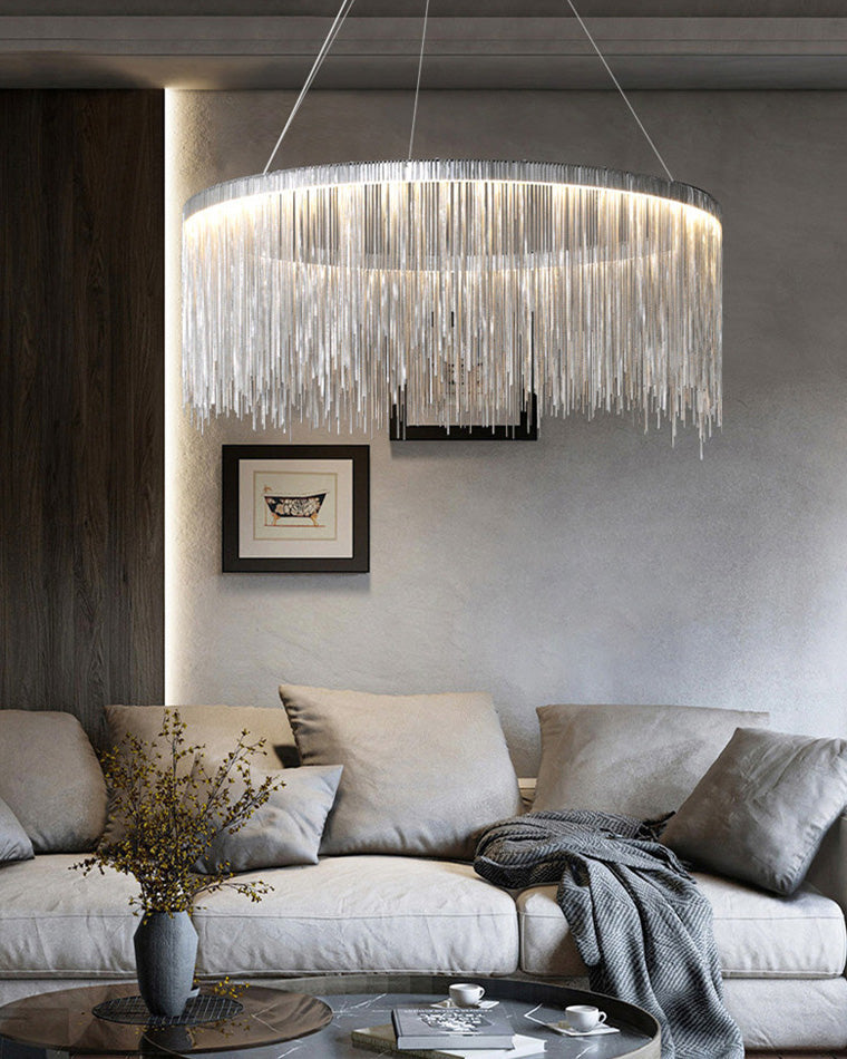 Diff Tassel Round/Linear Chandelier-DF2062