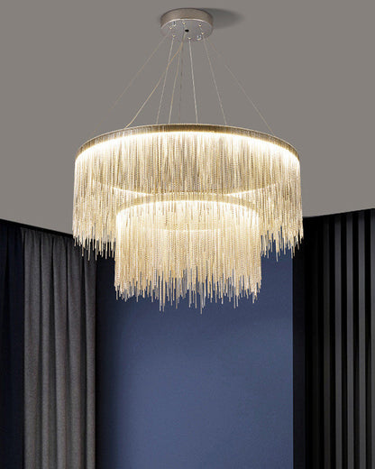 Diff Tassel Round/Linear Chandelier-DF2062