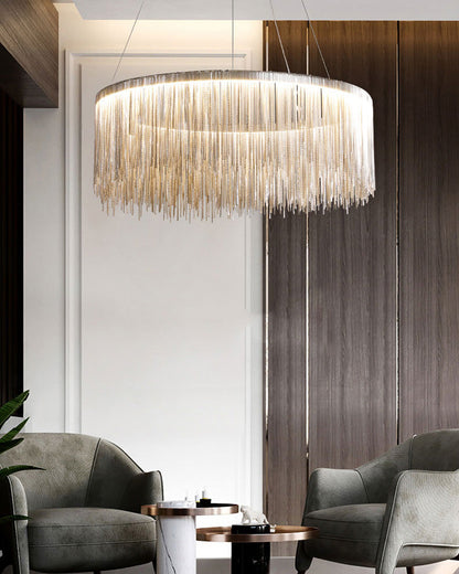 Diff Tassel Round/Linear Chandelier-DF2062
