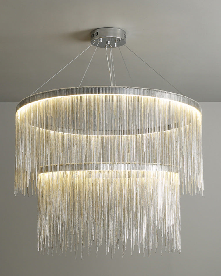Diff Tassel Round/Linear Chandelier-DF2062
