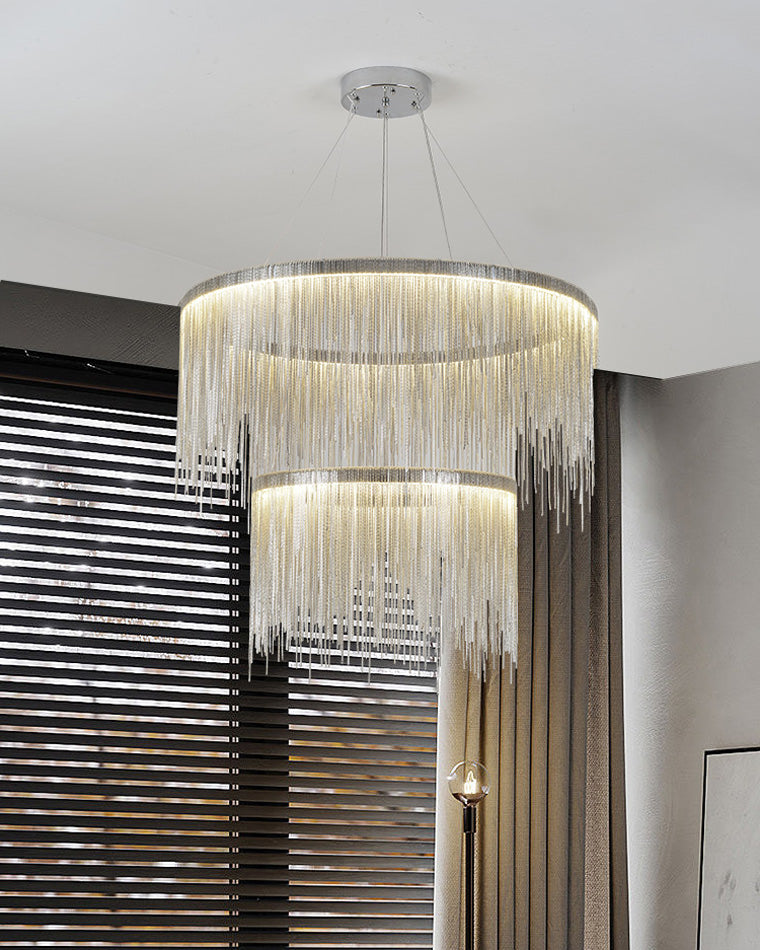 Diff Tassel Round/Linear Chandelier-DF2062
