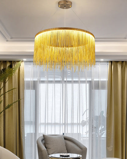 Diff Tassel Round/Linear Chandelier-DF2062