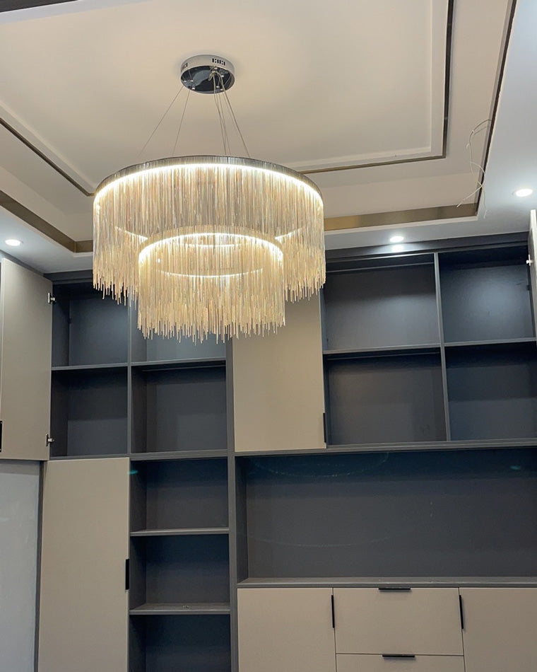 Diff Tassel Round/Linear Chandelier-DF2062