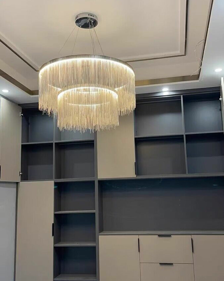 Diff Tassel Round/Linear Chandelier-DF2062