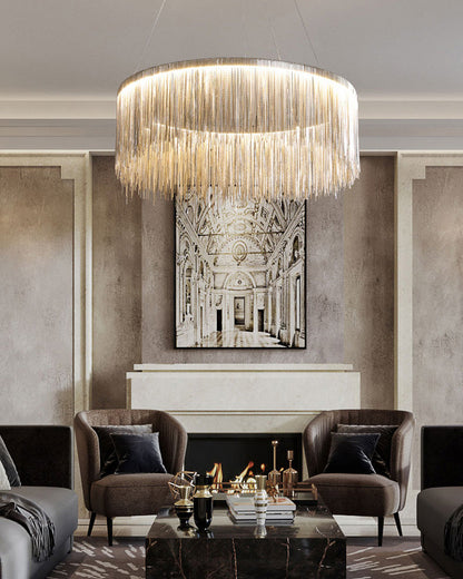 Diff Tassel Round/Linear Chandelier-DF2062