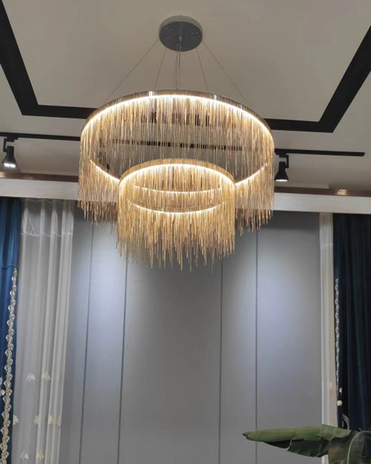 Diff Tassel Round/Linear Chandelier-DF2062