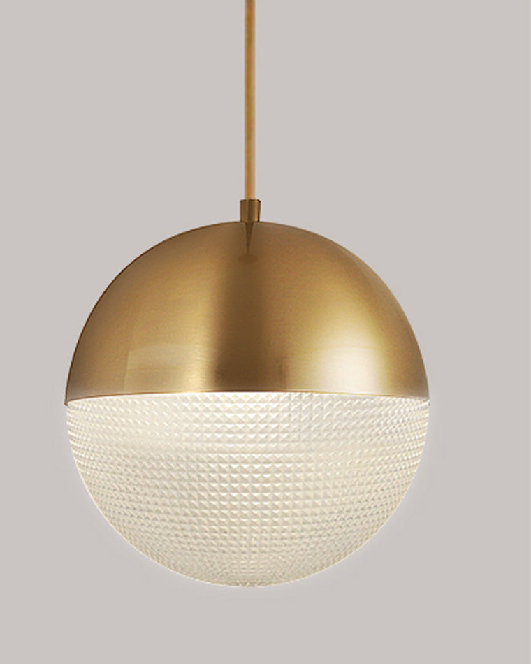 Diff Prismatic/Milk Glass Globe Pendant Light-DF2065