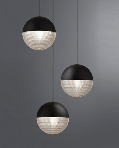 Diff Prismatic/Milk Glass Globe Pendant Light-DF2065