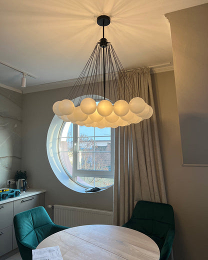 Diff Frosted Glass Bubbles Chandelier-DF2068