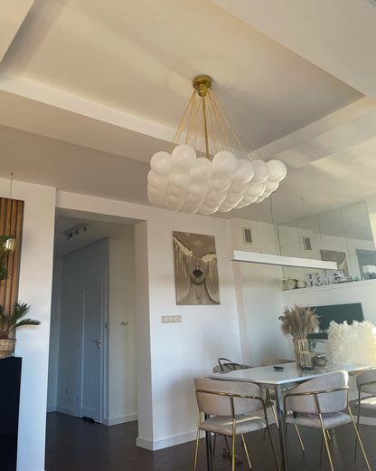 Diff Frosted Glass Bubbles Chandelier-DF2068
