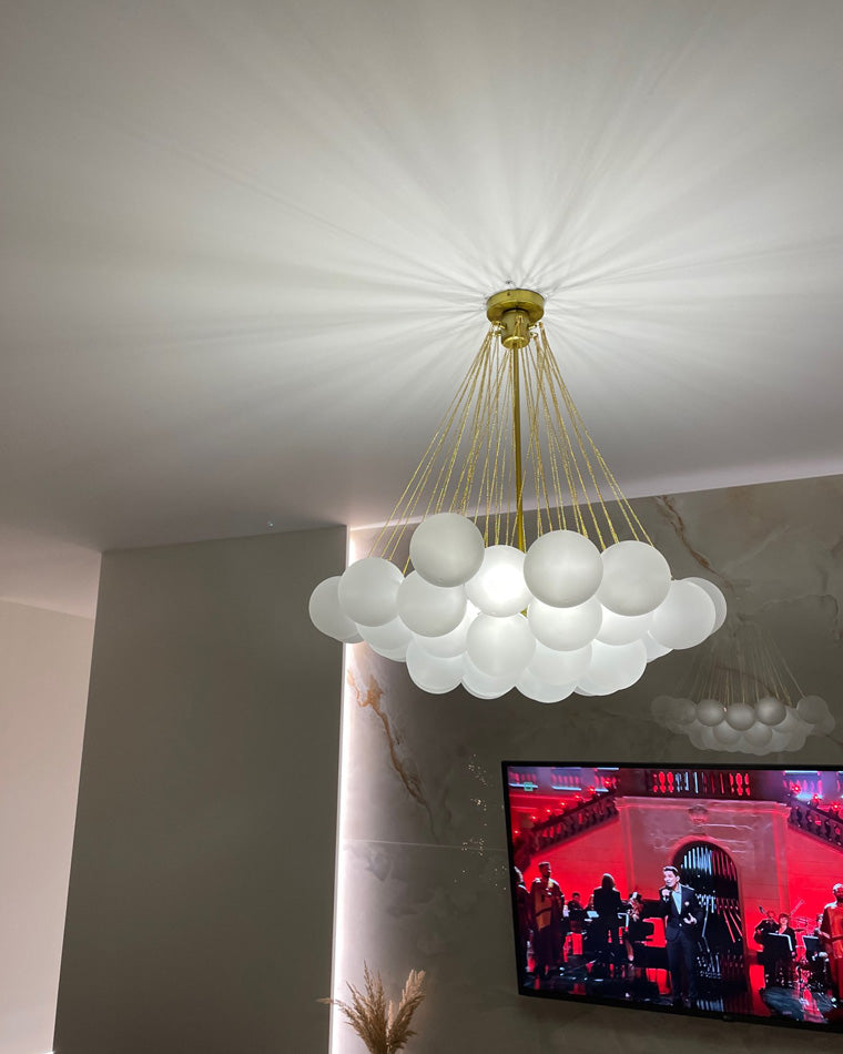 Diff Frosted Glass Bubbles Chandelier-DF2068