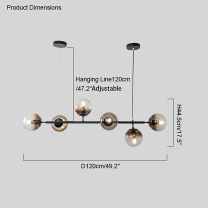Diff Linear Globe Chandelier-DF2070