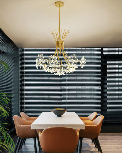 Diff Gypsophila Bouquet Crystal Flower Chandelier-DF2077