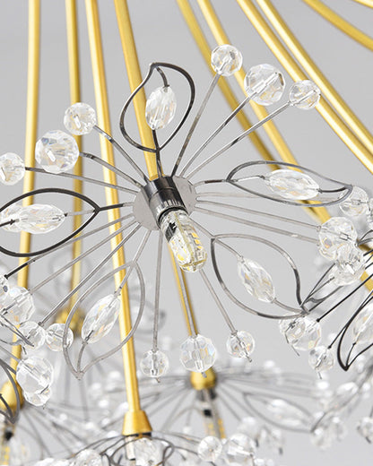 Diff Gypsophila Bouquet Crystal Flower Chandelier-DF2077