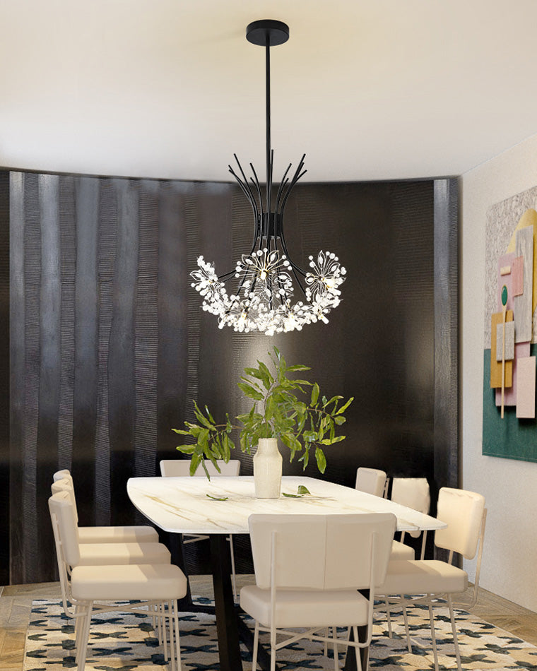 Diff Gypsophila Bouquet Crystal Flower Chandelier-DF2077