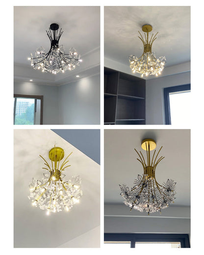 Diff Gypsophila Bouquet Crystal Flower Chandelier-DF2077