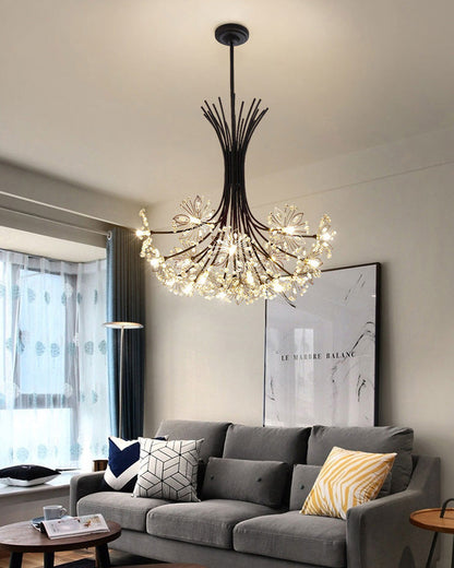 Diff Gypsophila Bouquet Crystal Flower Chandelier-DF2077