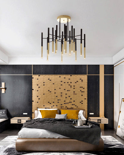 Diff Tube Metal Chandelier-DF2083