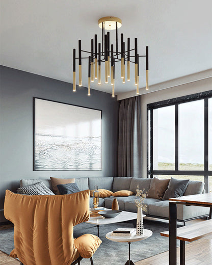Diff Tube Metal Chandelier-DF2083