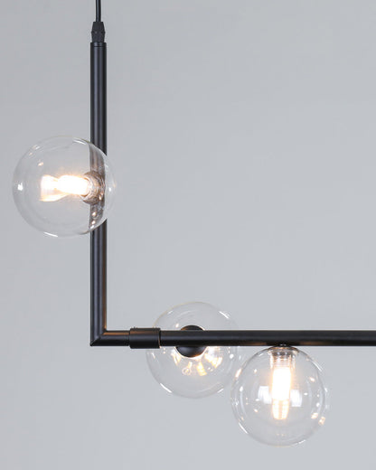 Diff Linear Glass Globe Chandelier-DF2090