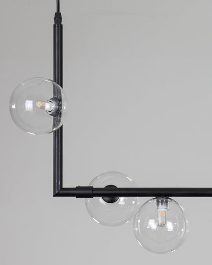 Diff Linear Glass Globe Chandelier-DF2090