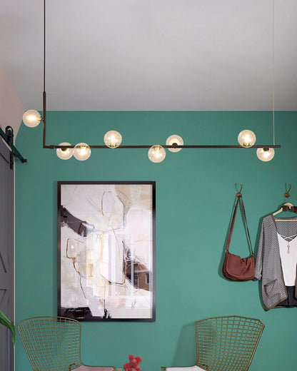 Diff Linear Glass Globe Chandelier-DF2090