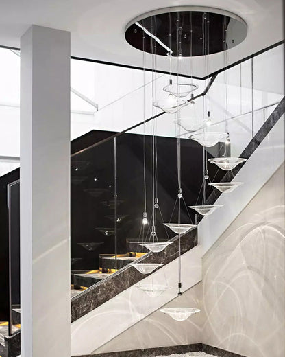 Diff Water Drop Glass Pendant Light-DF2092