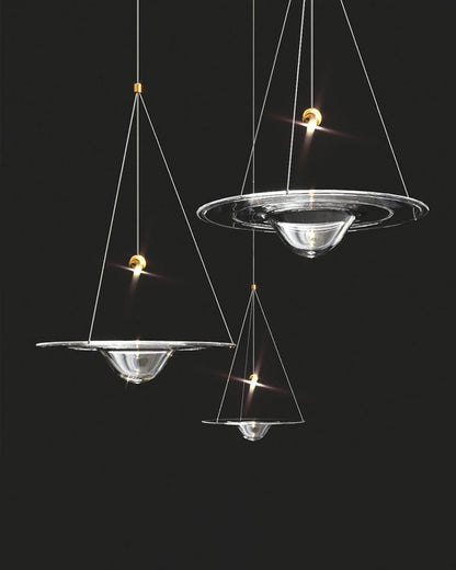 Diff Water Drop Glass Pendant Light-DF2092