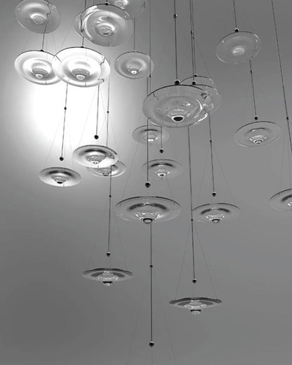 Diff Water Drop Glass Pendant Light-DF2092