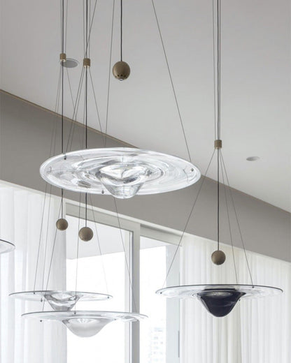 Diff Water Drop Glass Pendant Light-DF2092