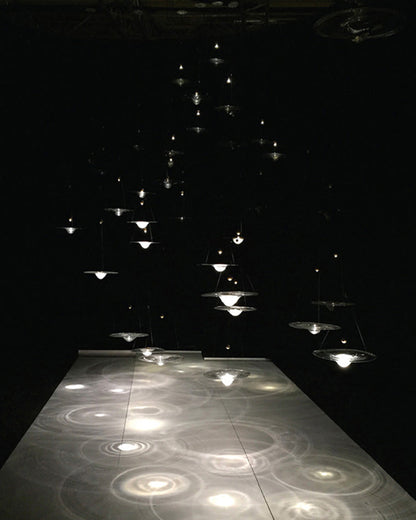 Diff Water Drop Glass Pendant Light-DF2092