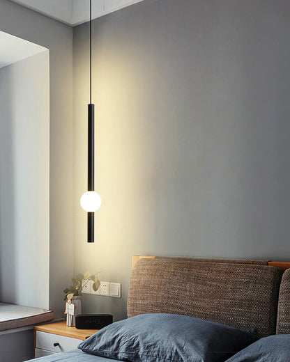 Diff White & Black Tube Pendant Light-DF2093