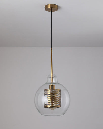 Diff Elegant Round/Cylinder Glass Pendant Light-DF2095