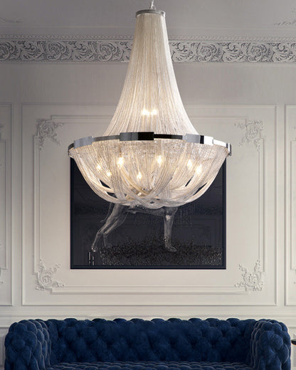 Diff Silver Chain Empire Chandelier-DF2096