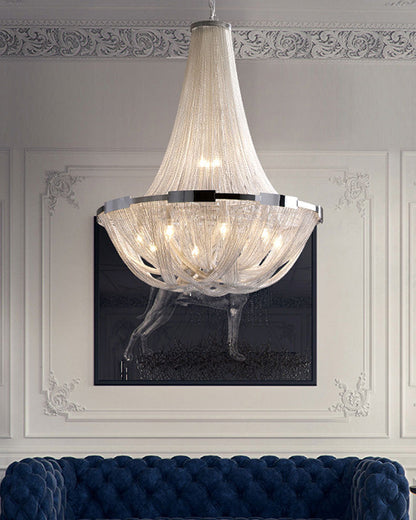 Diff Silver Chain Empire Chandelier-DF2096