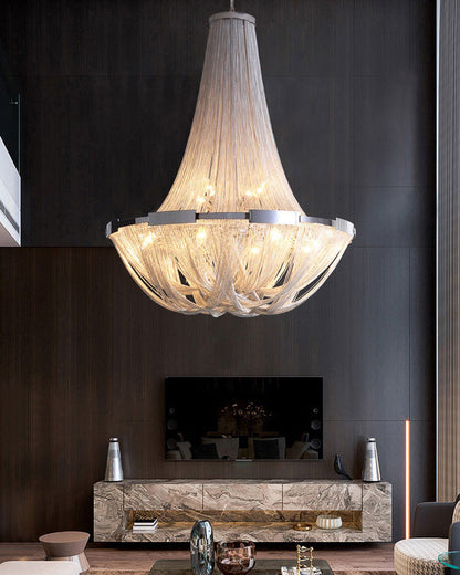 Diff Silver Chain Empire Chandelier-DF2096