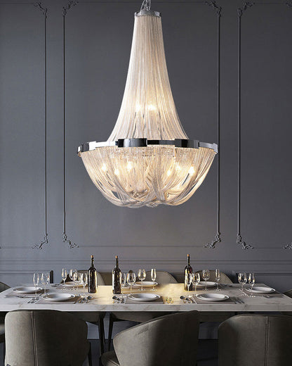 Diff Silver Chain Empire Chandelier-DF2096