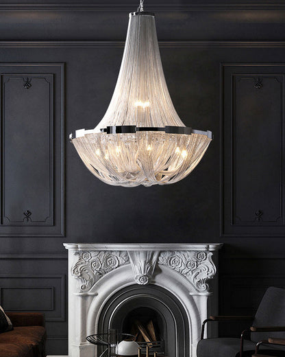 Diff Silver Chain Empire Chandelier-DF2096