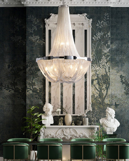 Diff Silver Chain Empire Chandelier-DF2096