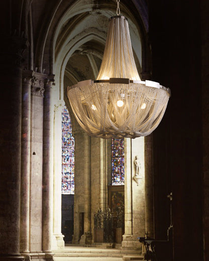 Diff Silver Chain Empire Chandelier-DF2096