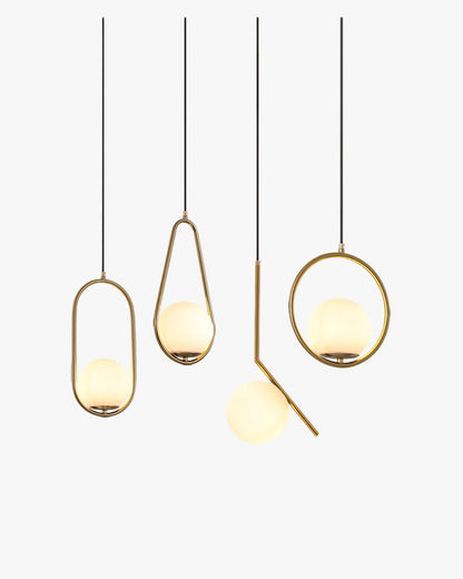 Diff Glass Globe Pendant Light-DF2097